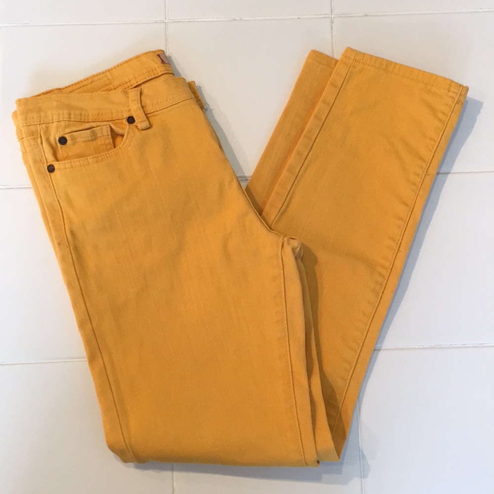 Sanctuary Denim High Waisted Yellow Skinny Jean 29
